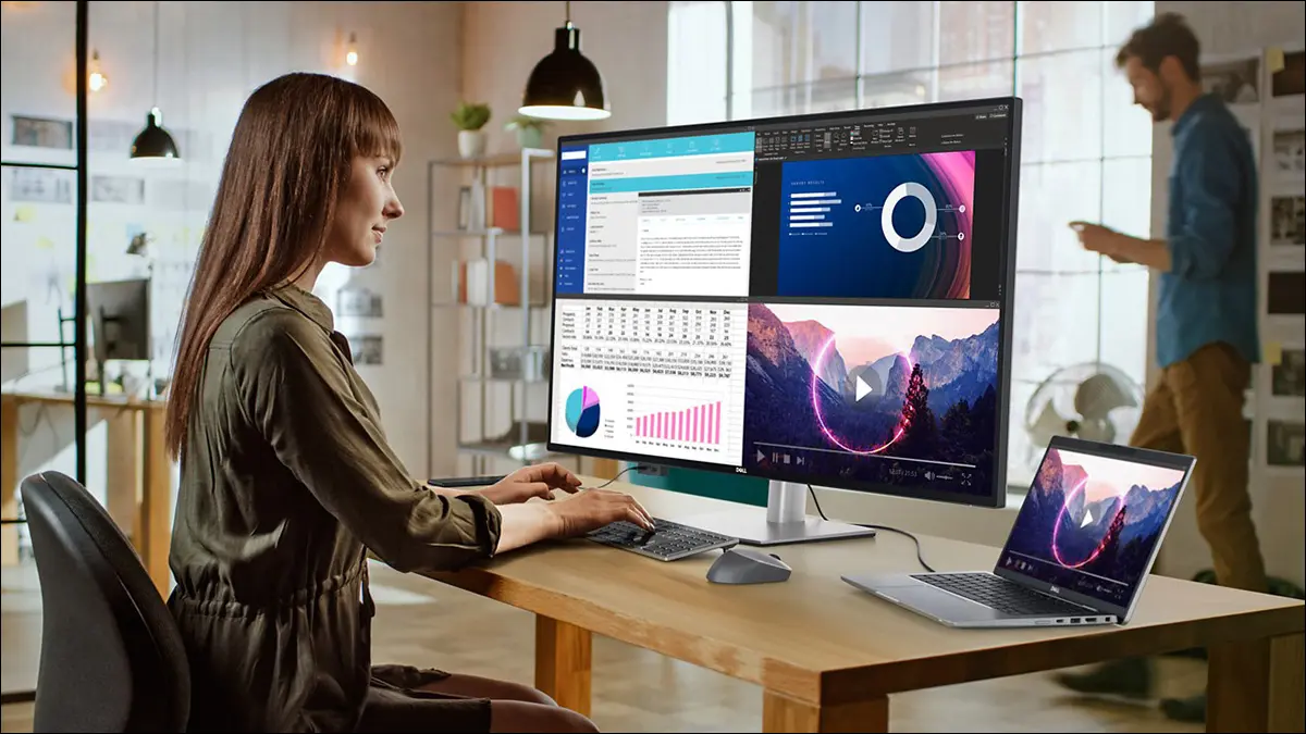 مانیتور UltraSharp غول پیکر جدید دل