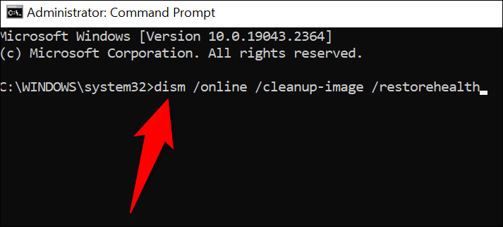 dism /online /cleanup-image /restorehealth