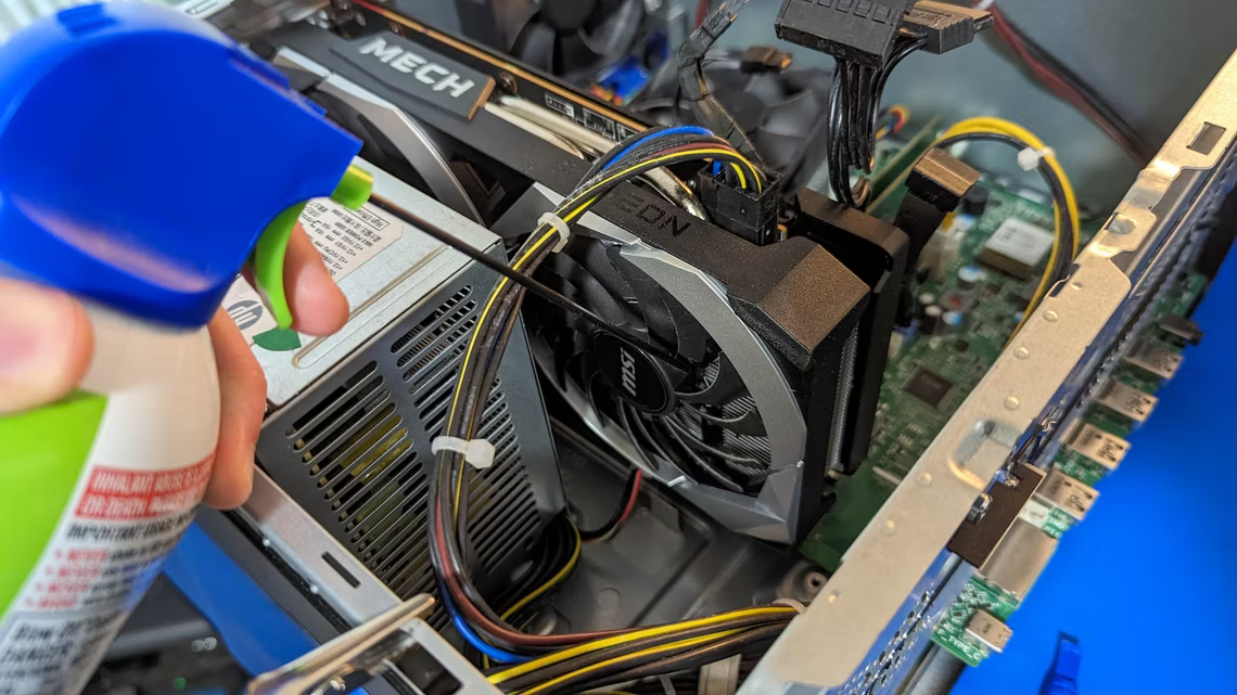 کنترل دمای GPU کامپیوتر