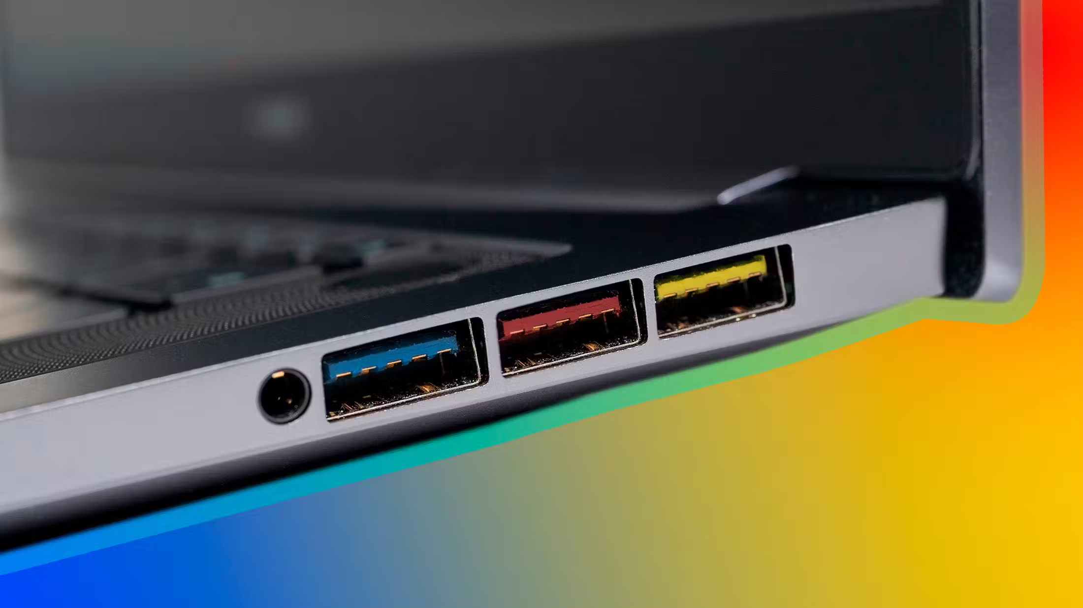 دلیل رنگ های مختلف پورت های USB